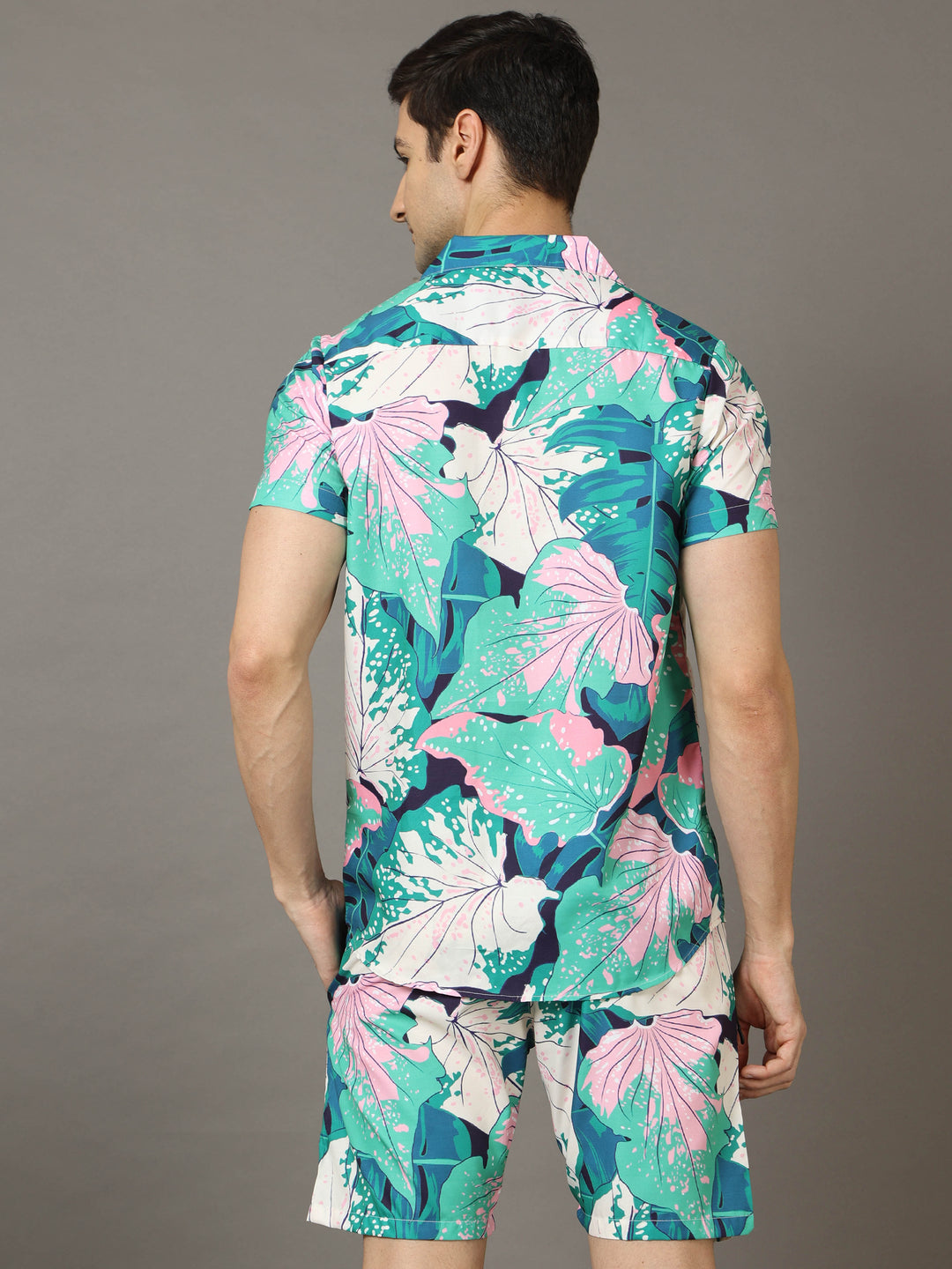 Leaflet Green Co-Ords Regular Size Co-Ords Bushirt