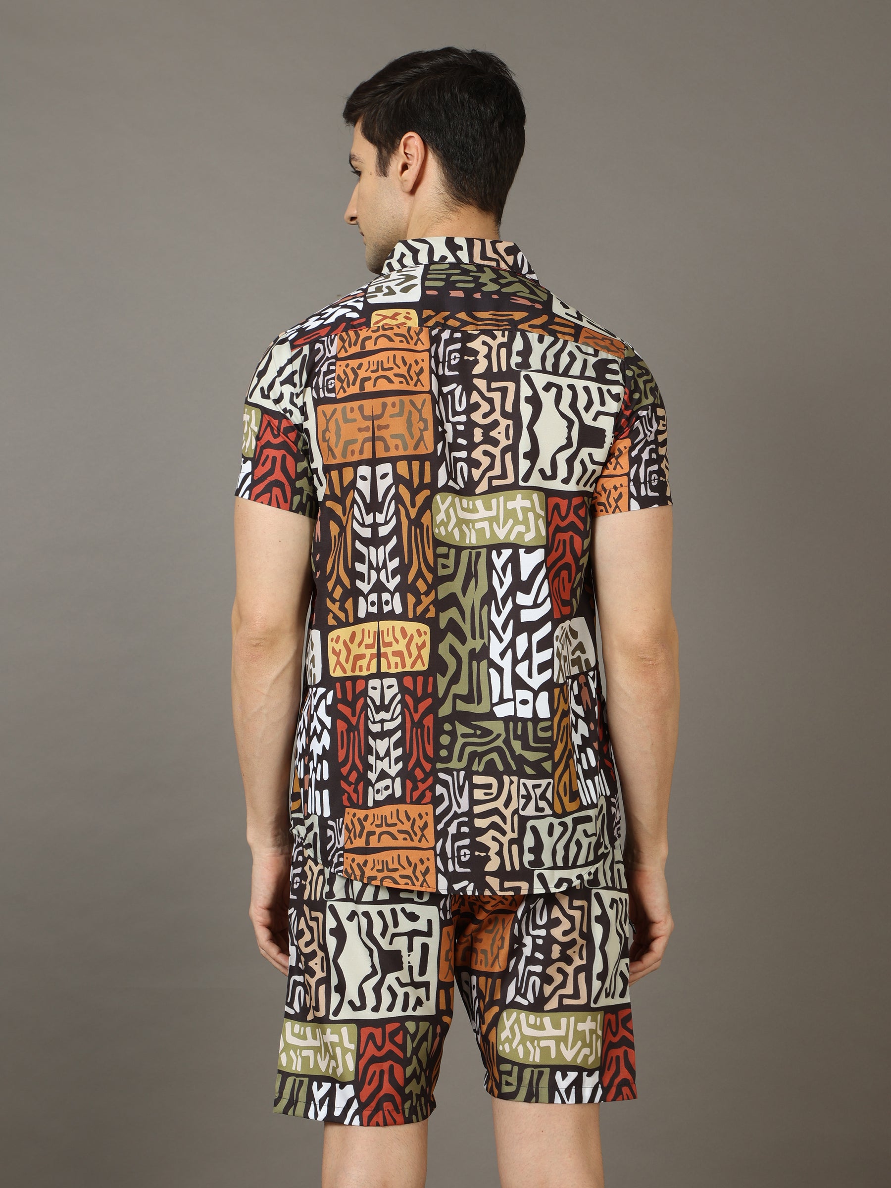 Tribe Brown Co-Ords Co-Ords Bushirt