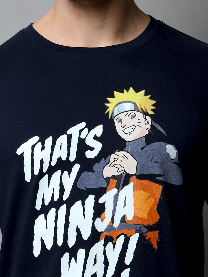 Naruto ninja way epic Anime T-Shirt Graphic T-Shirts Bushirt   