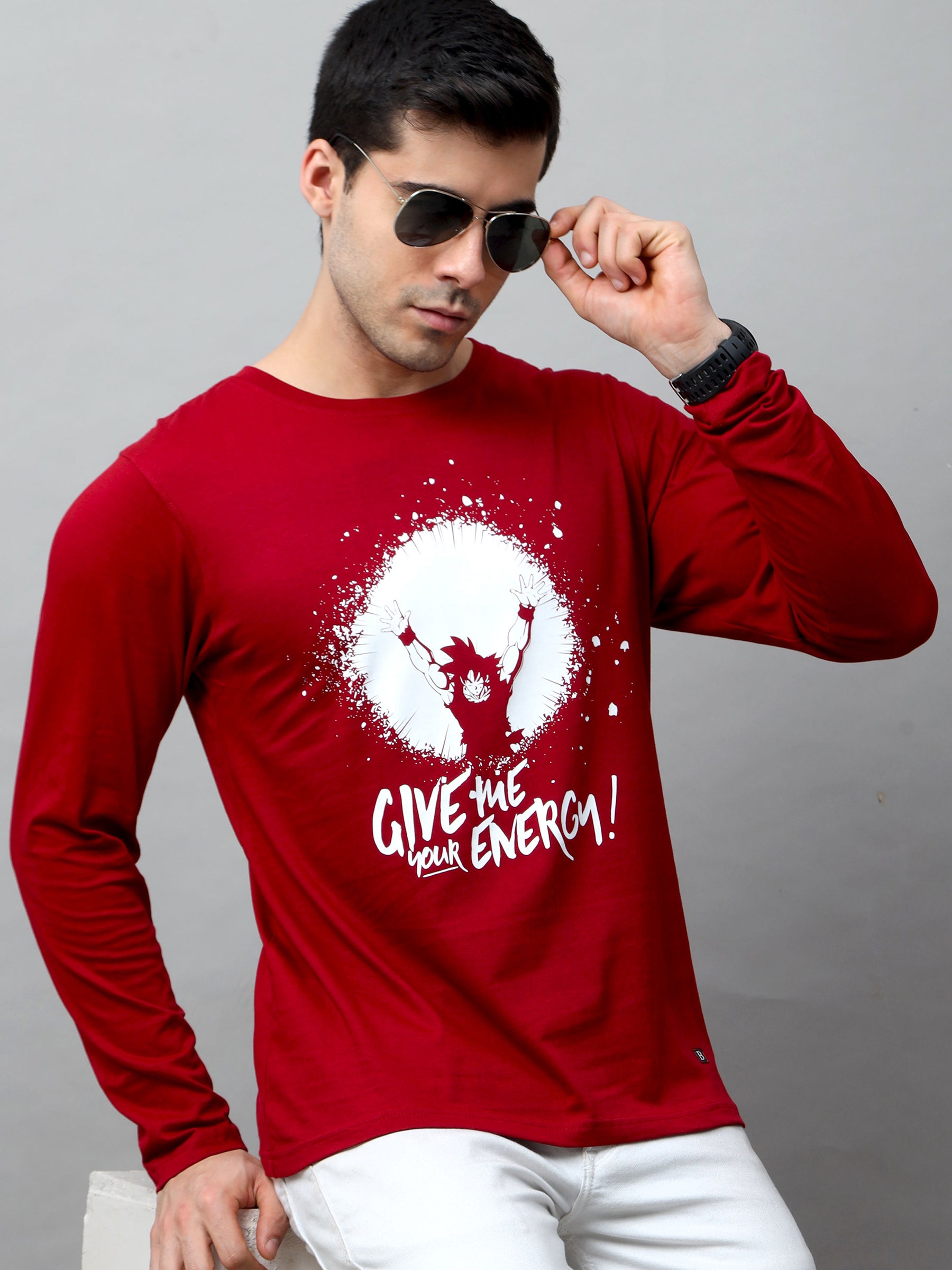 Energy of Goku Anime T-Shirt Graphic T-Shirts Bushirt