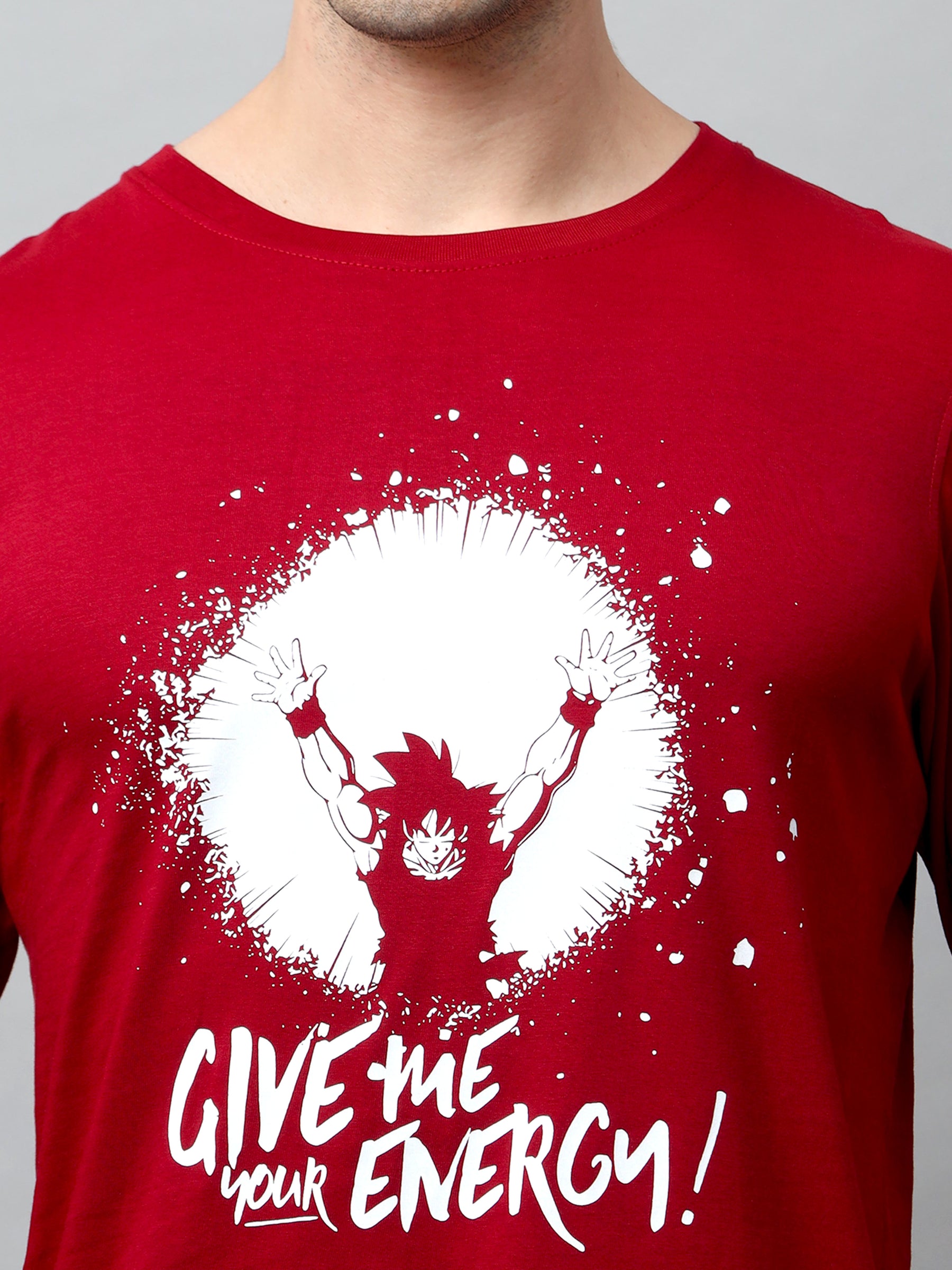 Energy of Goku Anime T-Shirt Graphic T-Shirts Bushirt