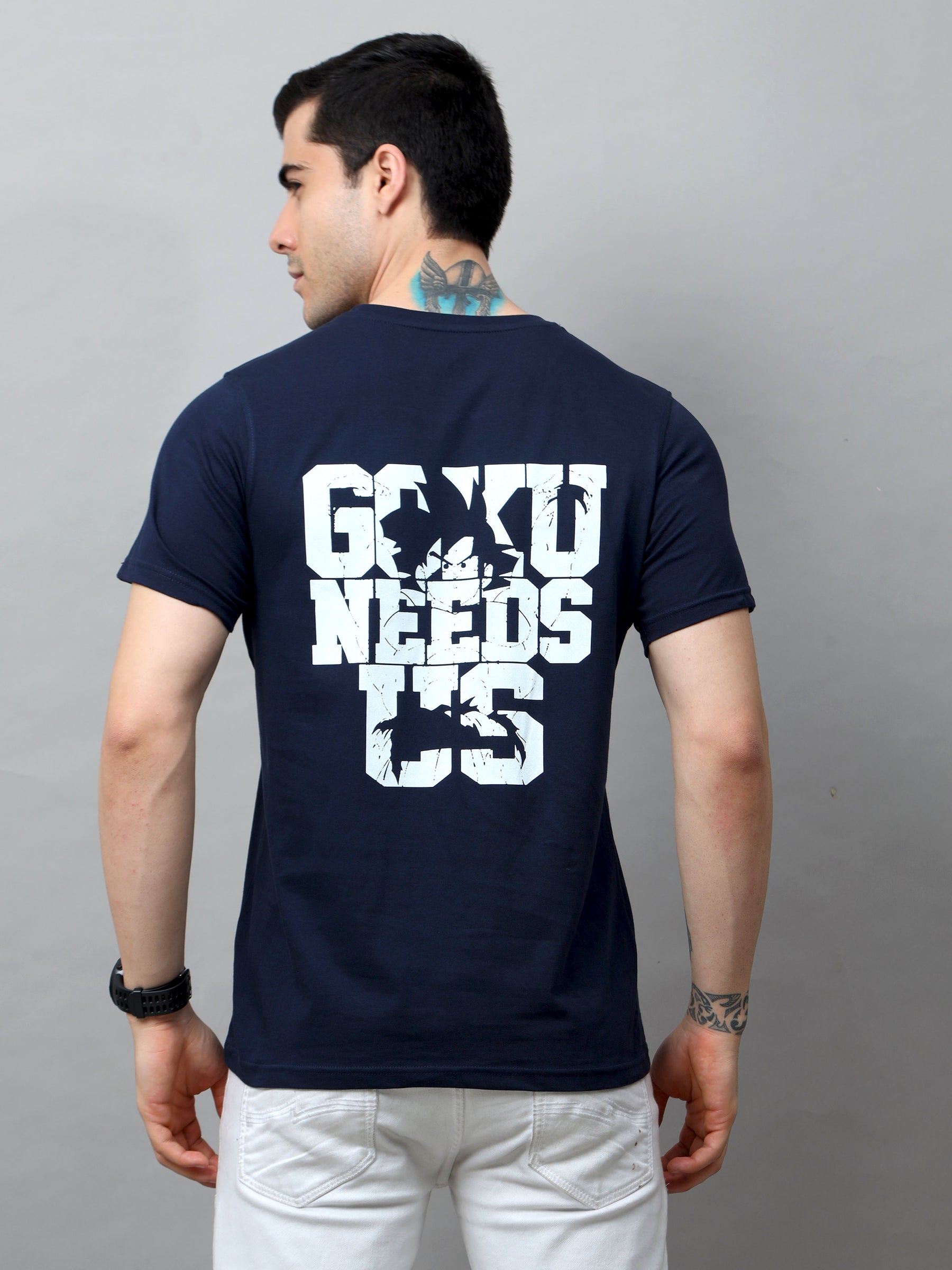 Dragon Ball Z - Goku Needs Us Anime T-Shirt Graphic T-Shirts Bushirt