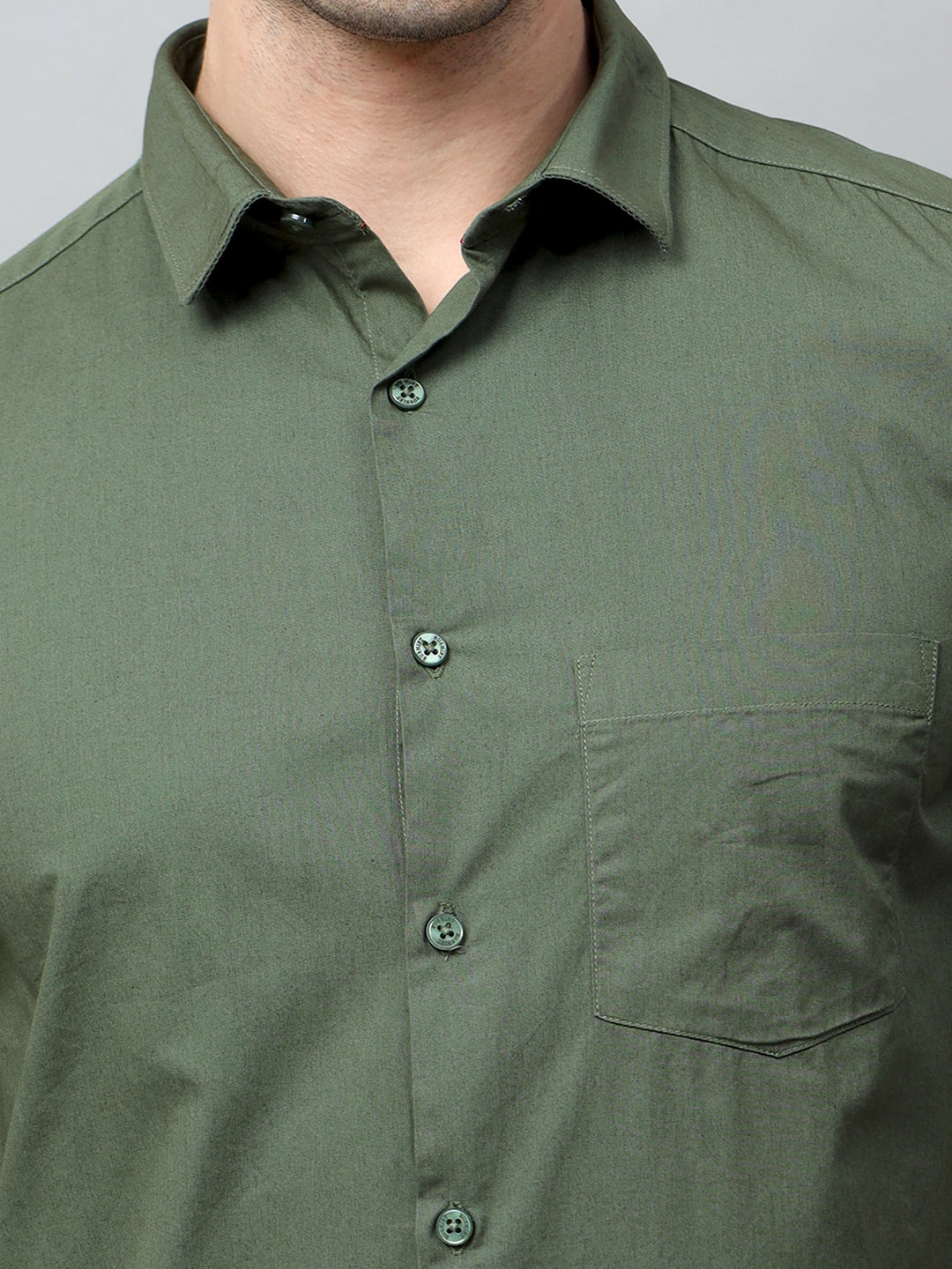 Pine Green Solid Shirt Solid Shirt Bushirt