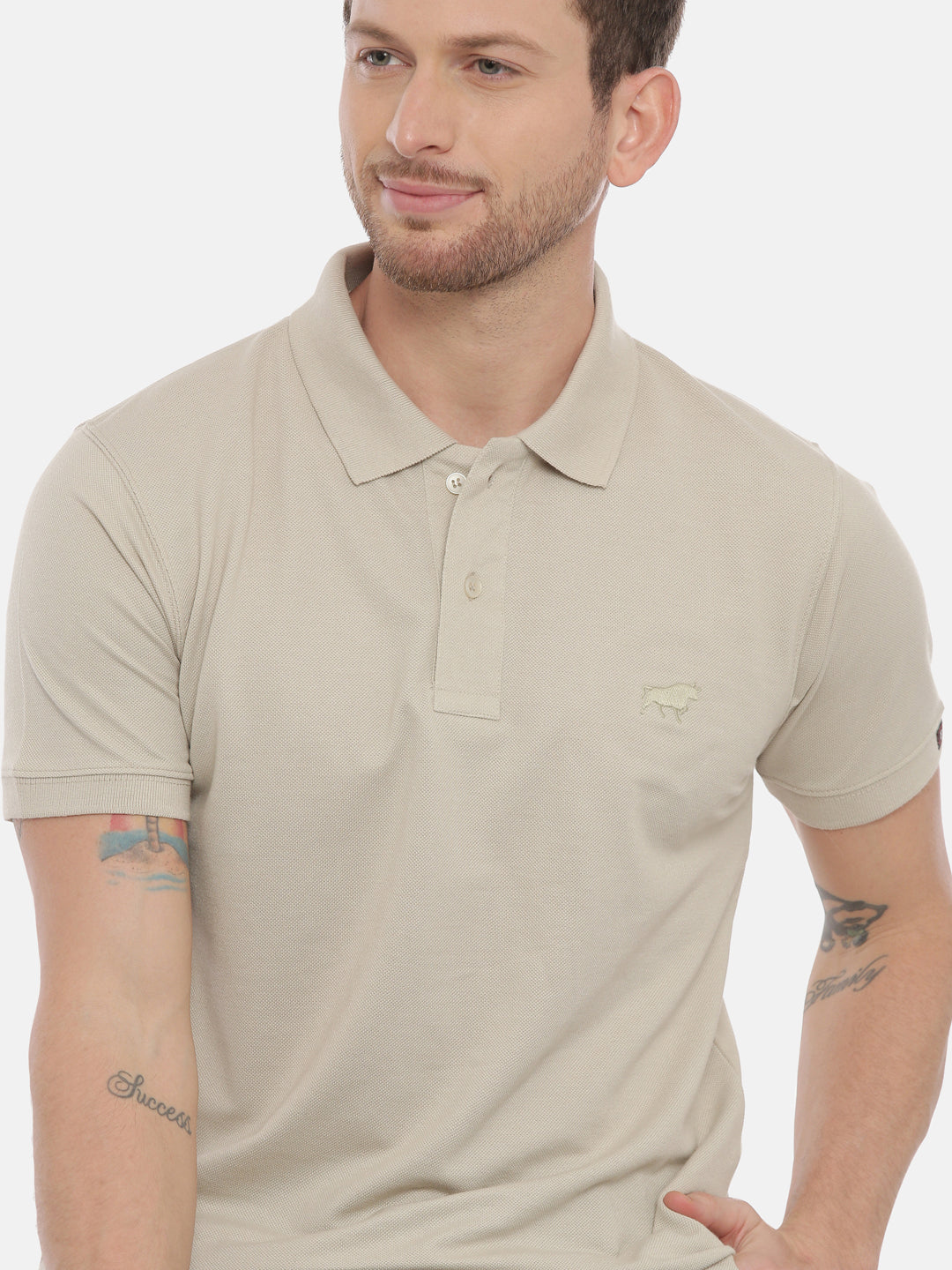Pista Polo Neck T-Shirt Polo Tees Bushirt