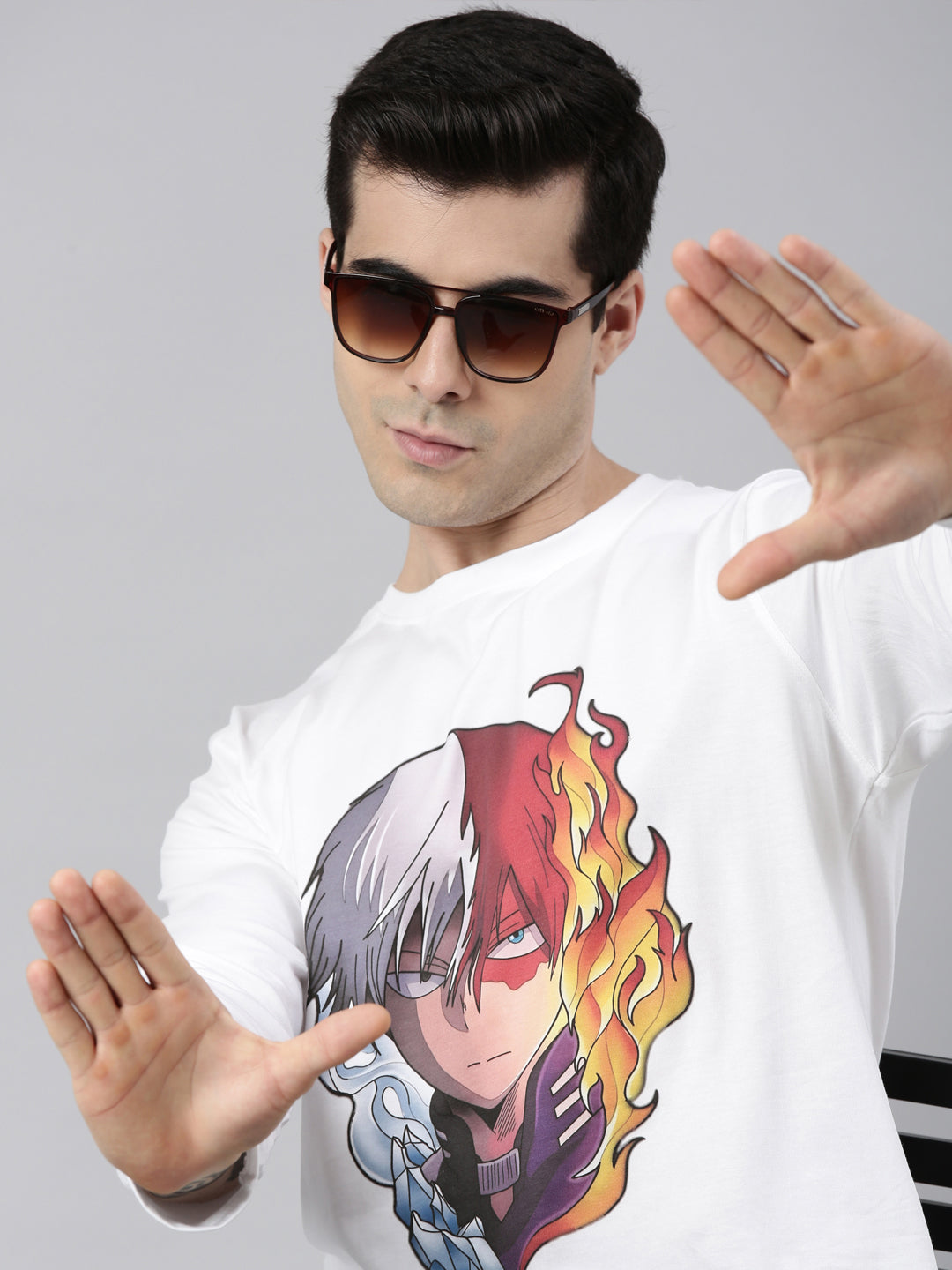 My Hero Academia - Shoto Todoroki Anime T-Shirt Graphic T-Shirts Bushirt