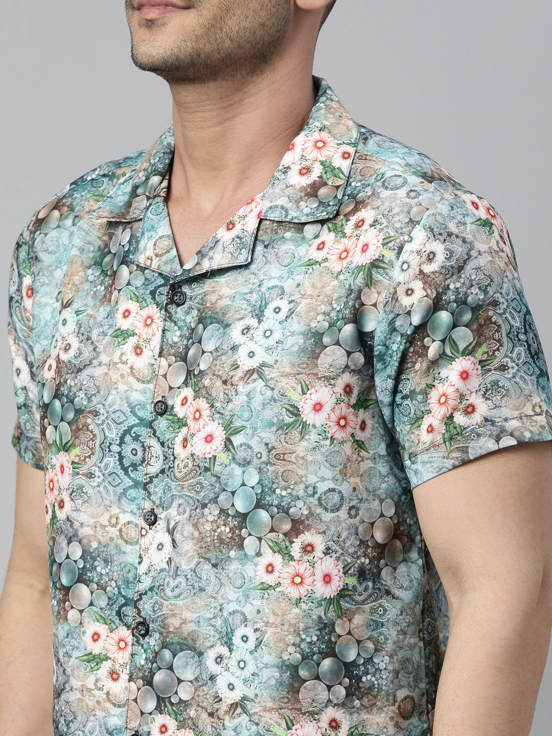 Bloom Blue Co-Ords Co-Ords Bushirt