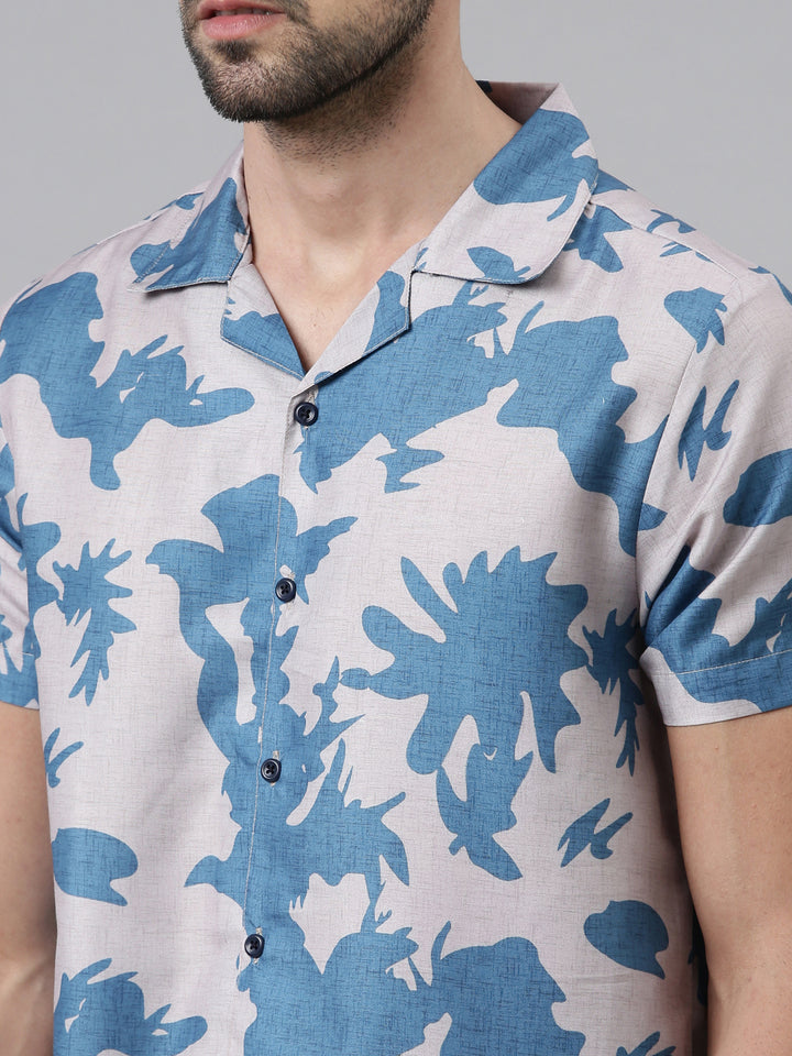 Ice Berg Printed Co-Ords Regular Size Co-Ords Bushirt