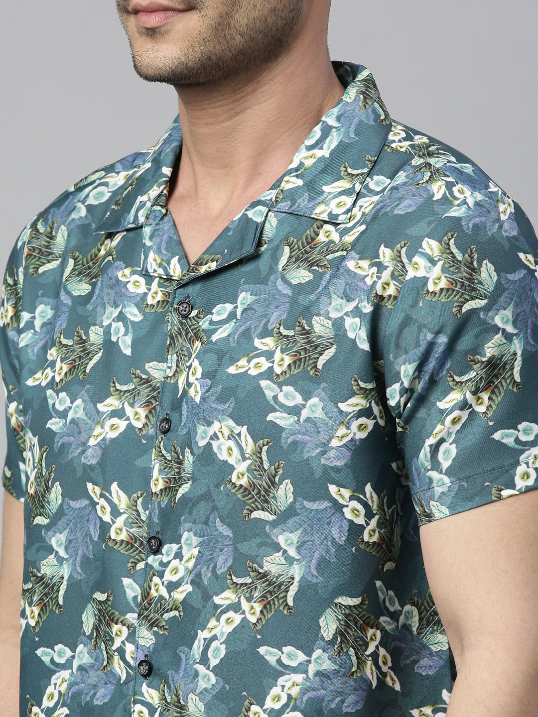 Tropical Blue Co-Ords Co-Ords Bushirt