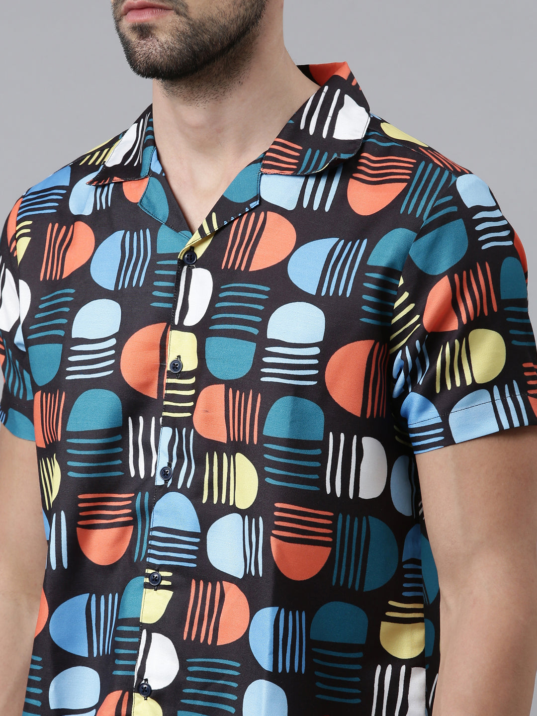 Yellow Printed Co-Ords Co-Ords Bushirt