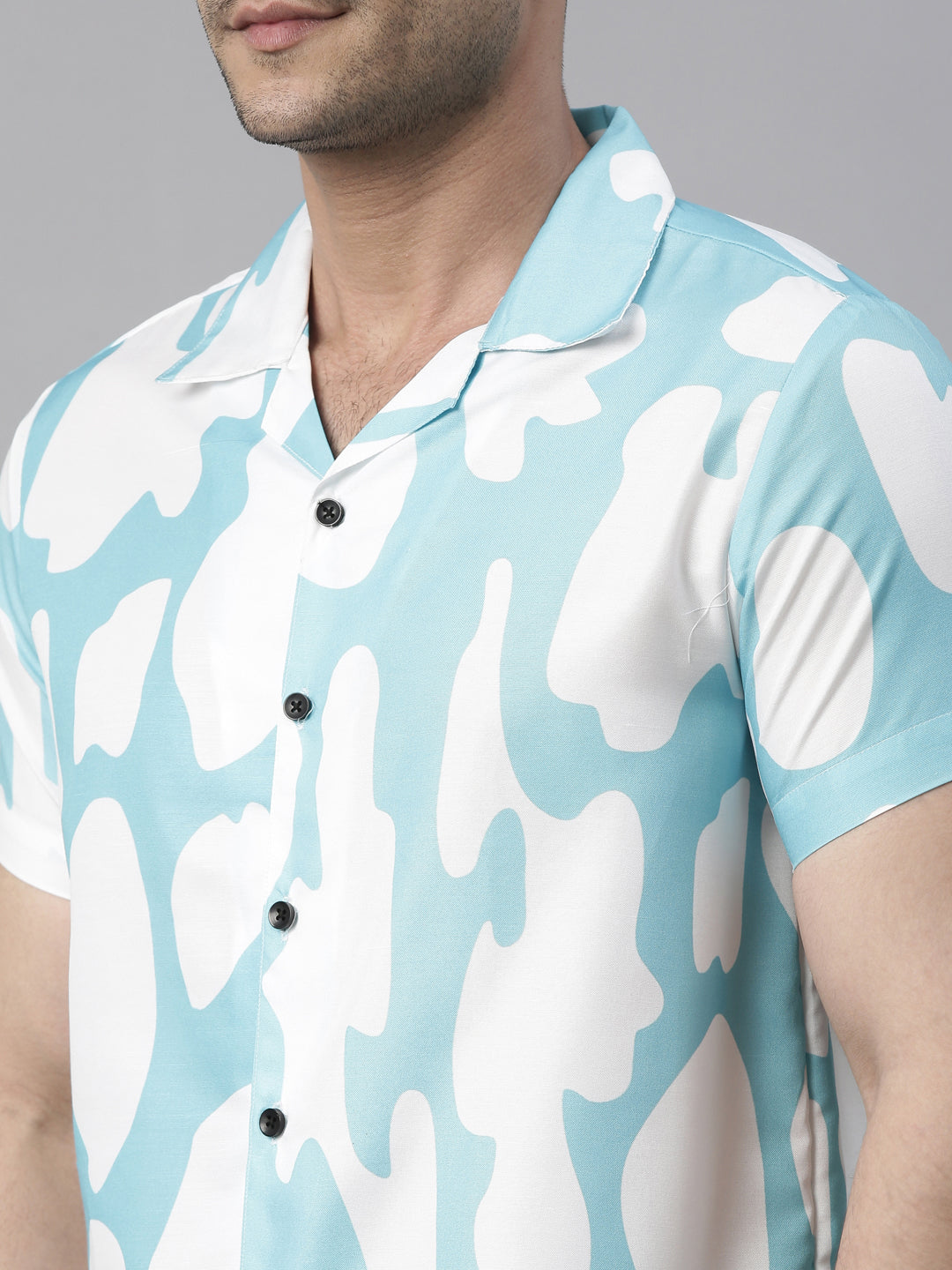 Blue Cloud Night Suits Co-Ords Bushirt