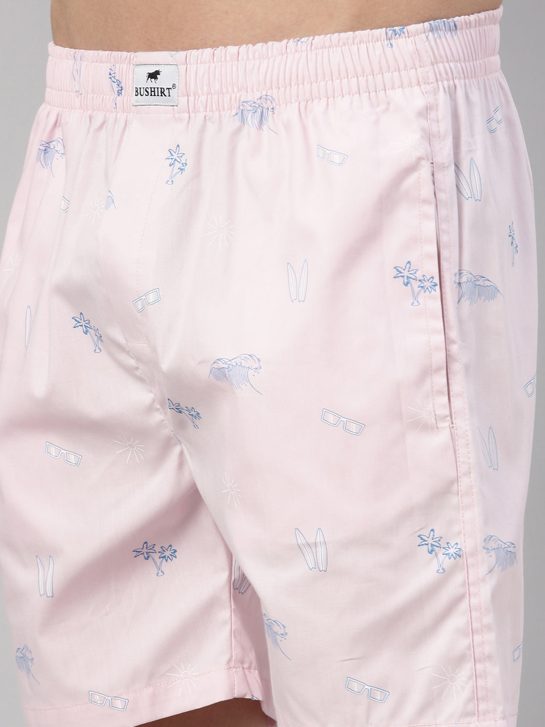Beach Baby Pink Boxers Boxers Bushirt