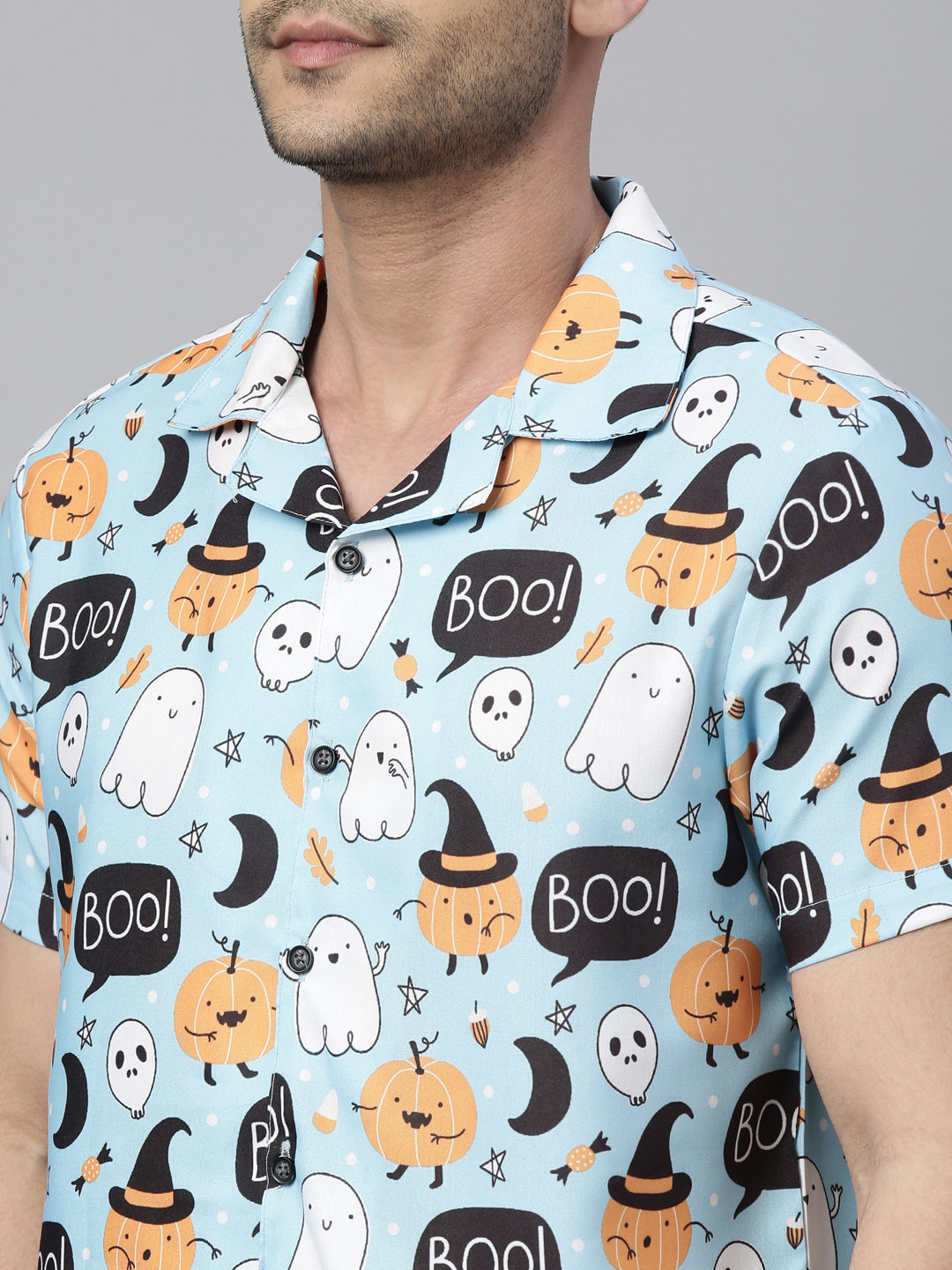 Boo!! Sky Blue Co-Ords Co-Ords Bushirt