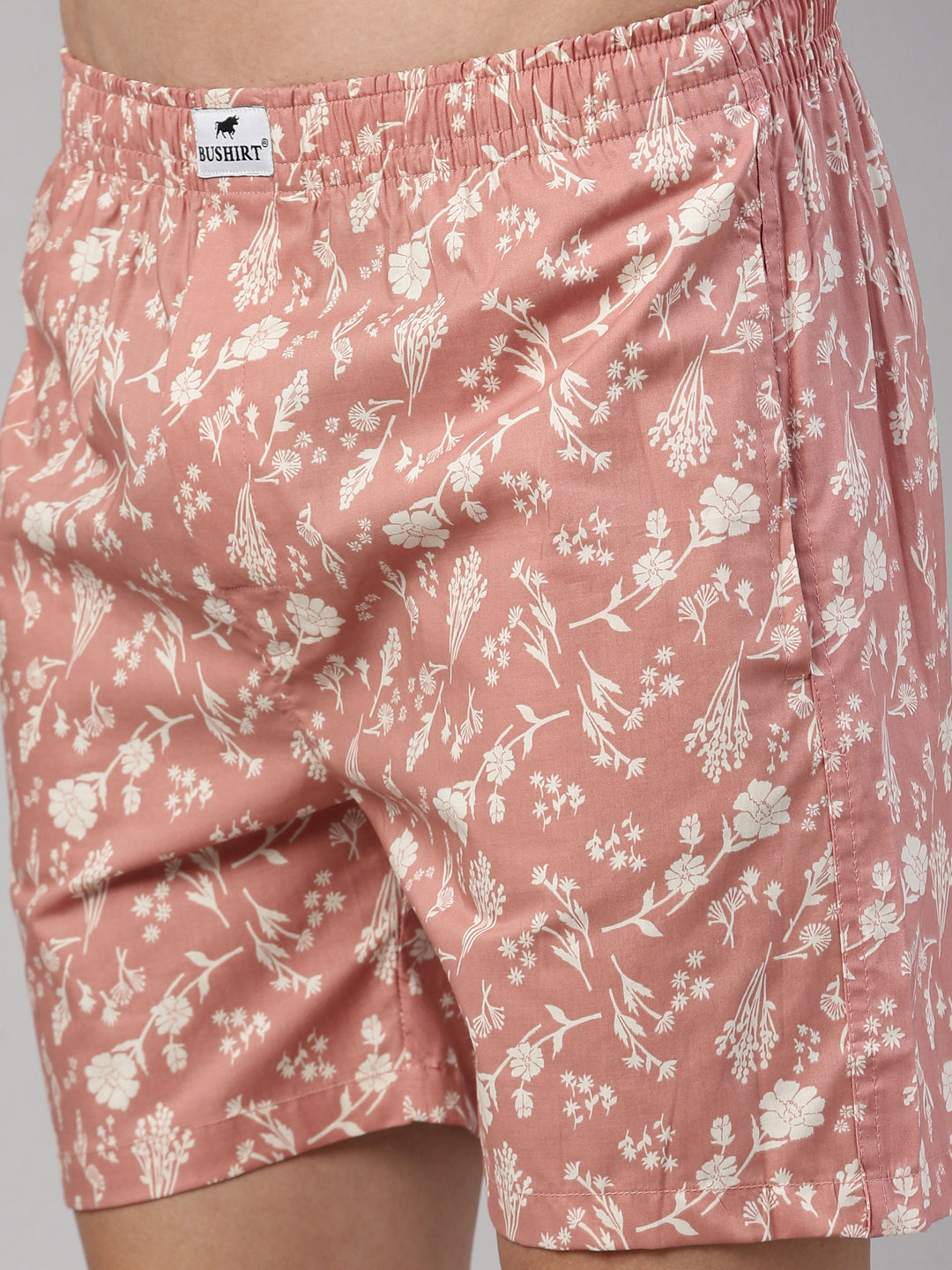 Floral Peach Boxers Boxers Bushirt