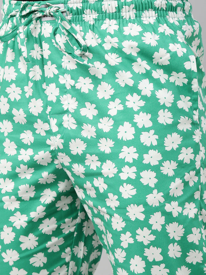 Floral Spring Green Pyjamas Pyjamas Bushirt