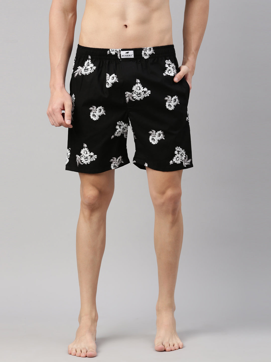 Floral Black Boxers Boxers Bushirt