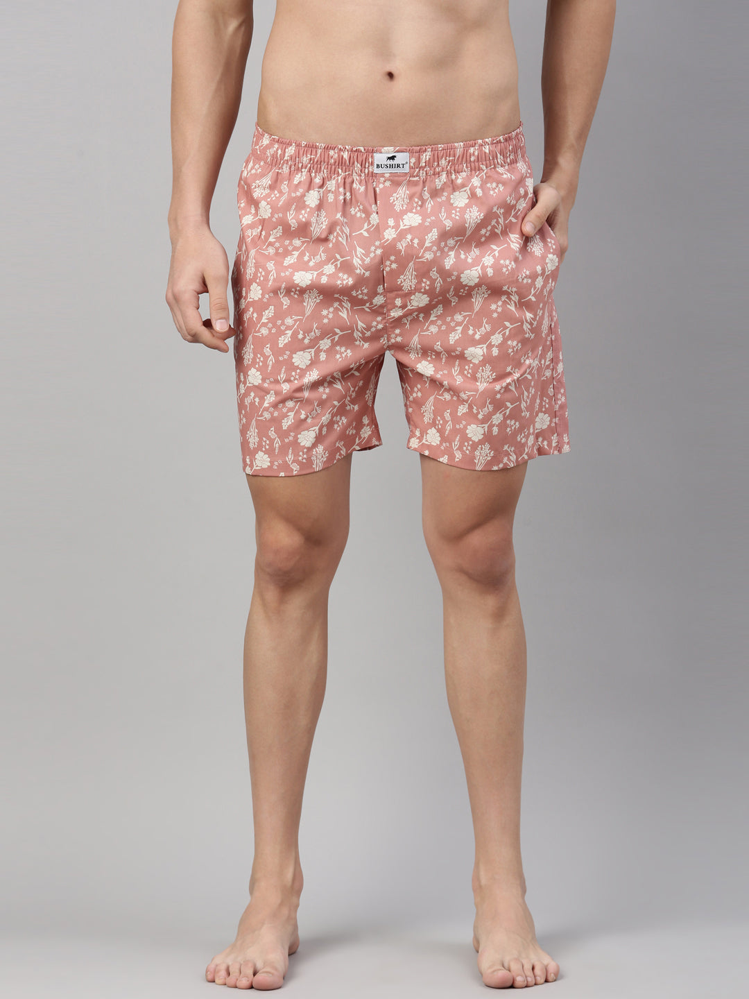 Floral Peach Boxers Boxers Bushirt