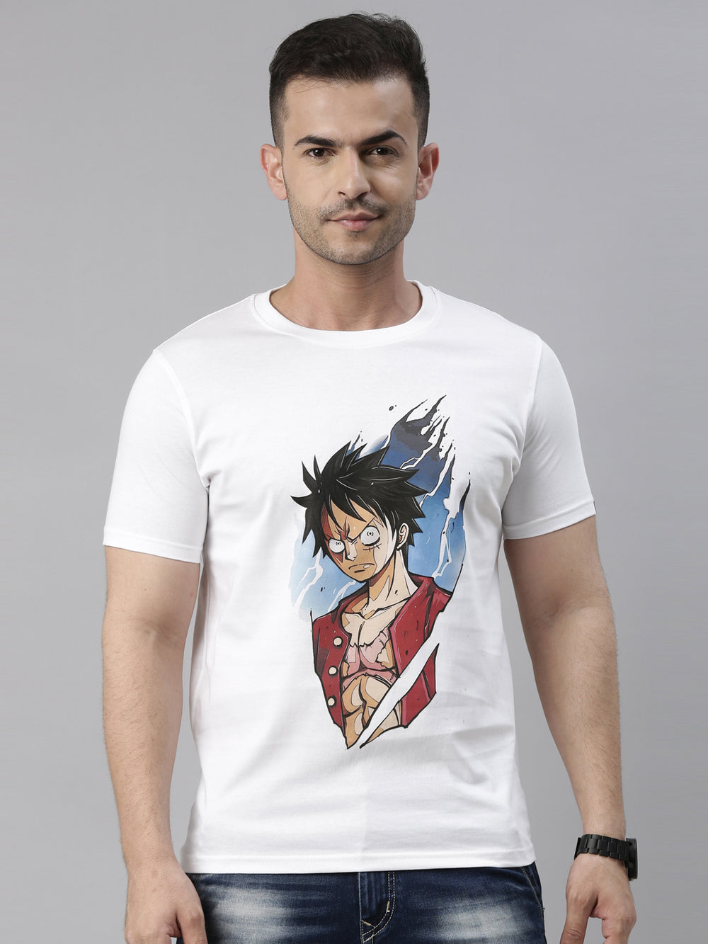 D Luffy - One Piece Anime T-Shirt Graphic T-Shirts Bushirt