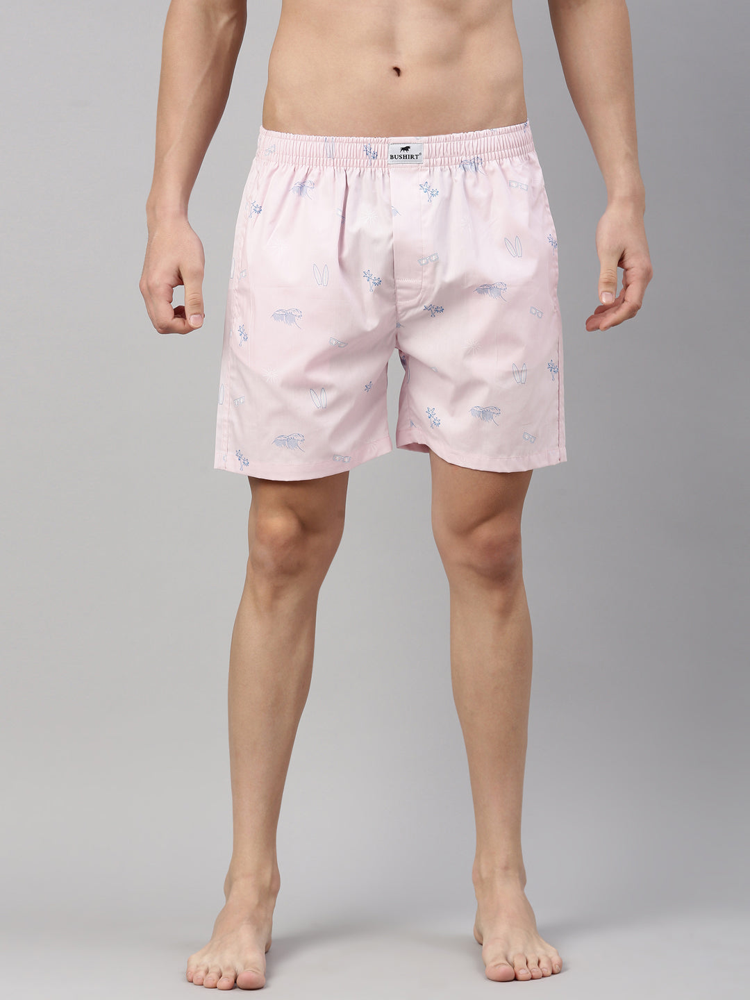 Beach Baby Pink Boxers Boxers Bushirt