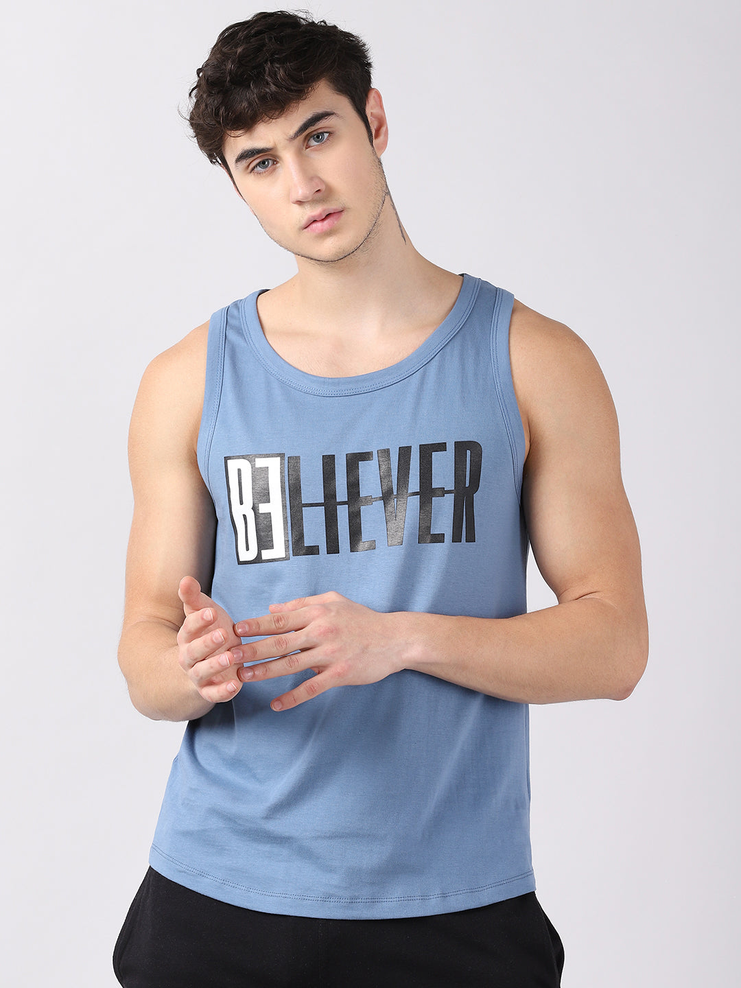 Beliver Sleeveless T-Shirt Vest Bushirt