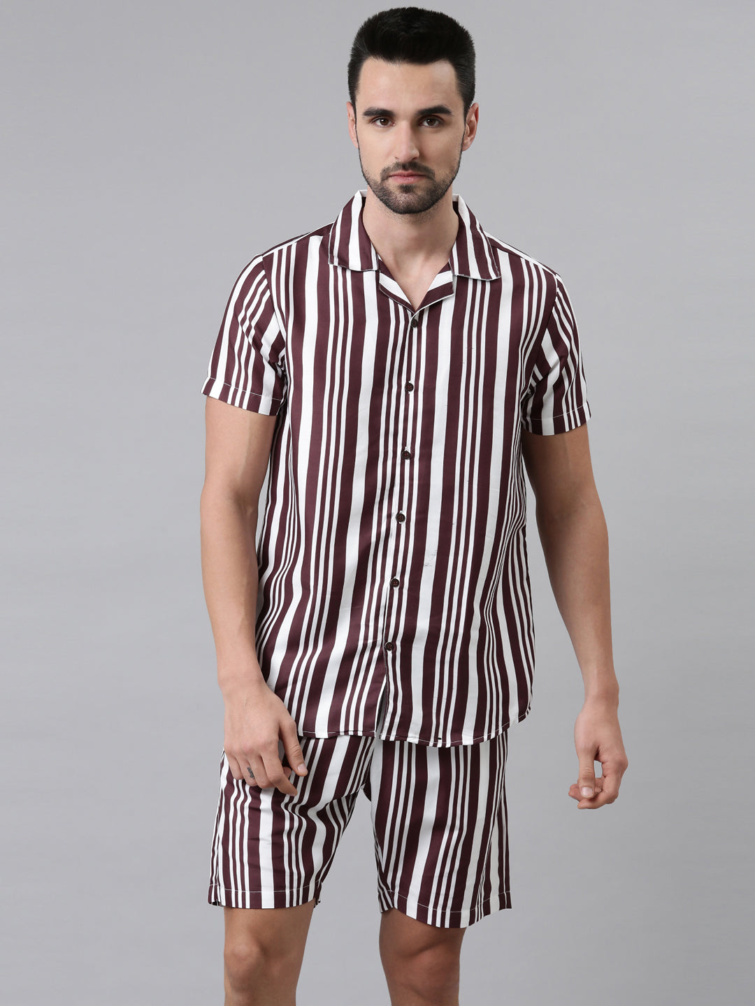 Spruce Wine Co-Ords Co-Ords Bushirt