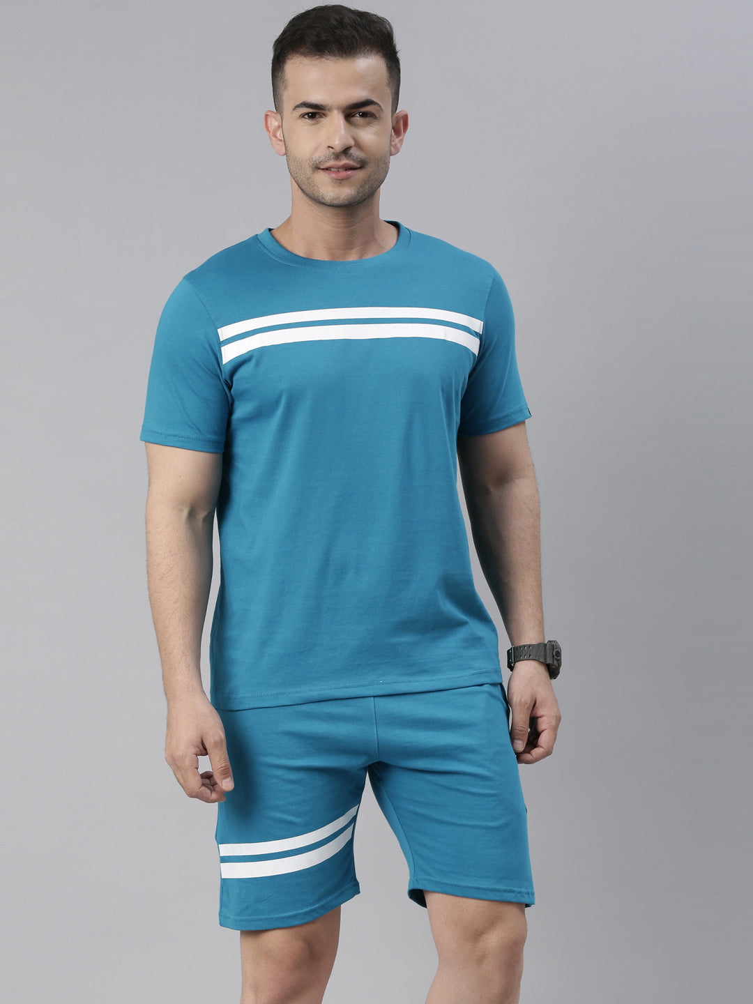 Bliss Teal Blue Co-Ords Co-Ords Bushirt