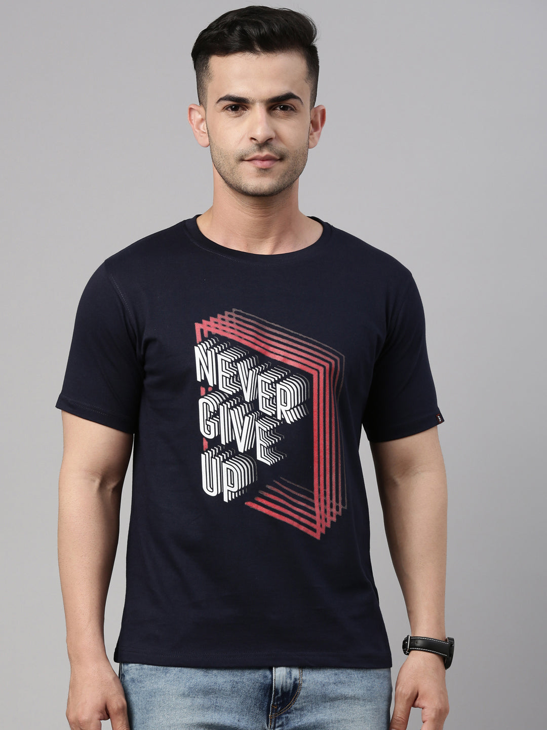 Never Give Up T Shirt Graphic T-Shirts Bushirt   