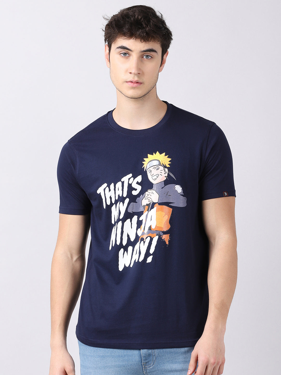 Naruto Ninja Way Epic Design Anime T-Shirt Graphic T-Shirts Bushirt