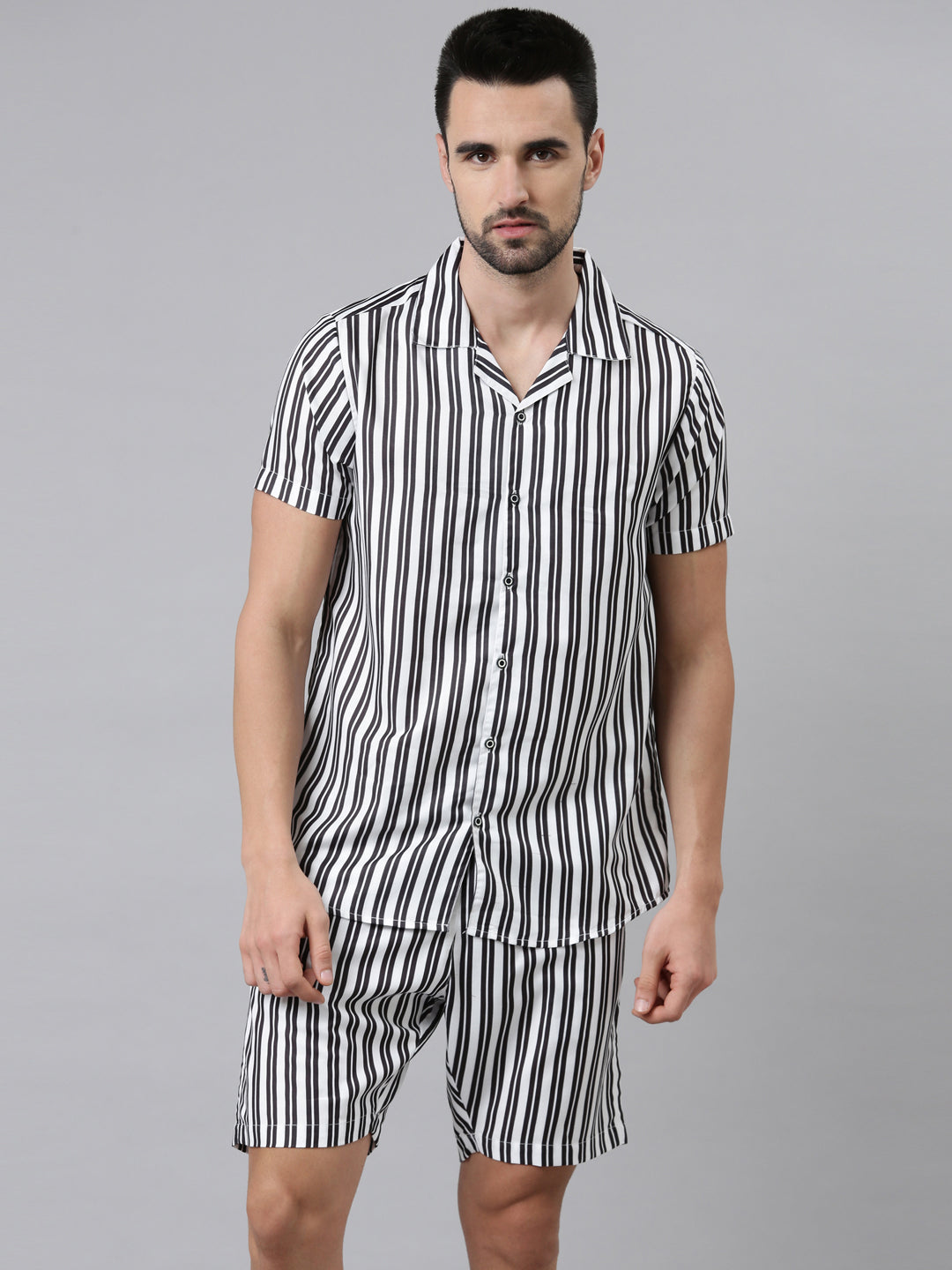 Spruce Black Co-Ords Co-Ords Bushirt