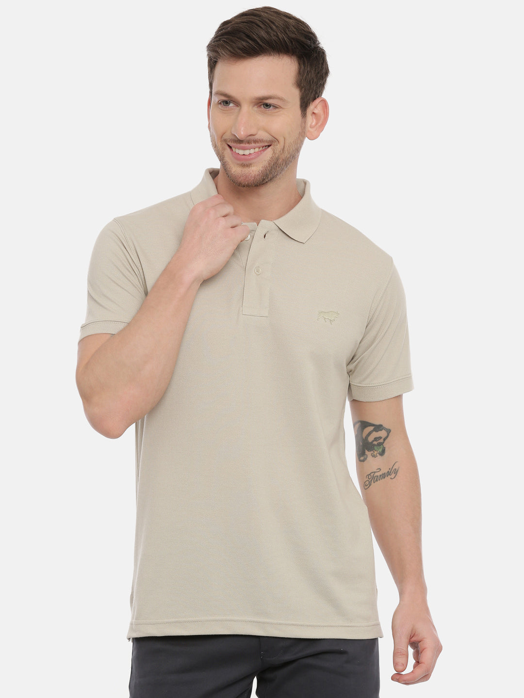 Pista Polo Neck T-Shirt Polo Tees Bushirt