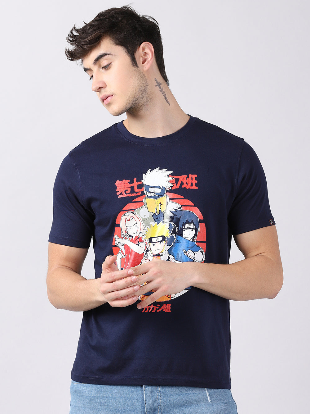 Time Seven Naruto Kid's Varsity Anime T-Shirt Graphic T-Shirts Bushirt