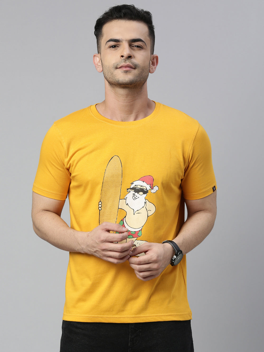 Holiday Mood Santa T-Shirt Graphic T-Shirts Bushirt