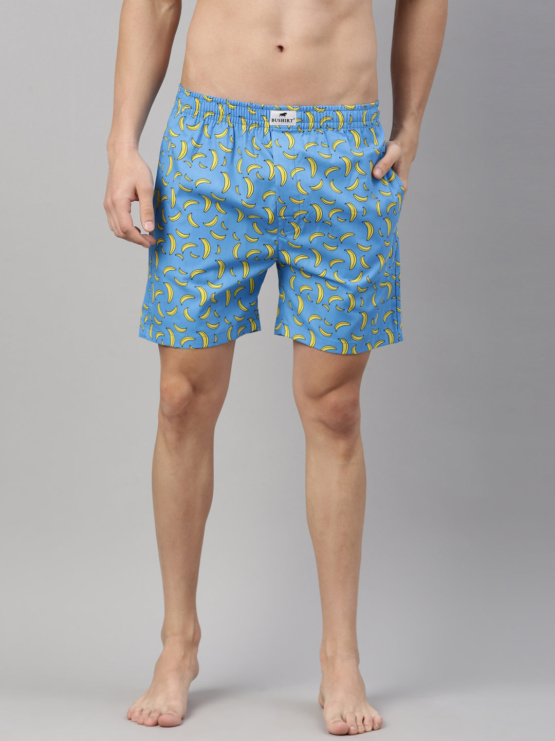 Banana Sky Blue Boxers Boxers Bushirt