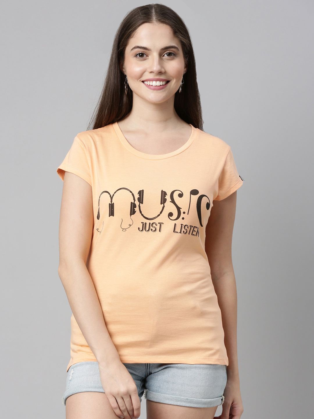 Music T-Shirt Women's Graphic Tees Bushirt