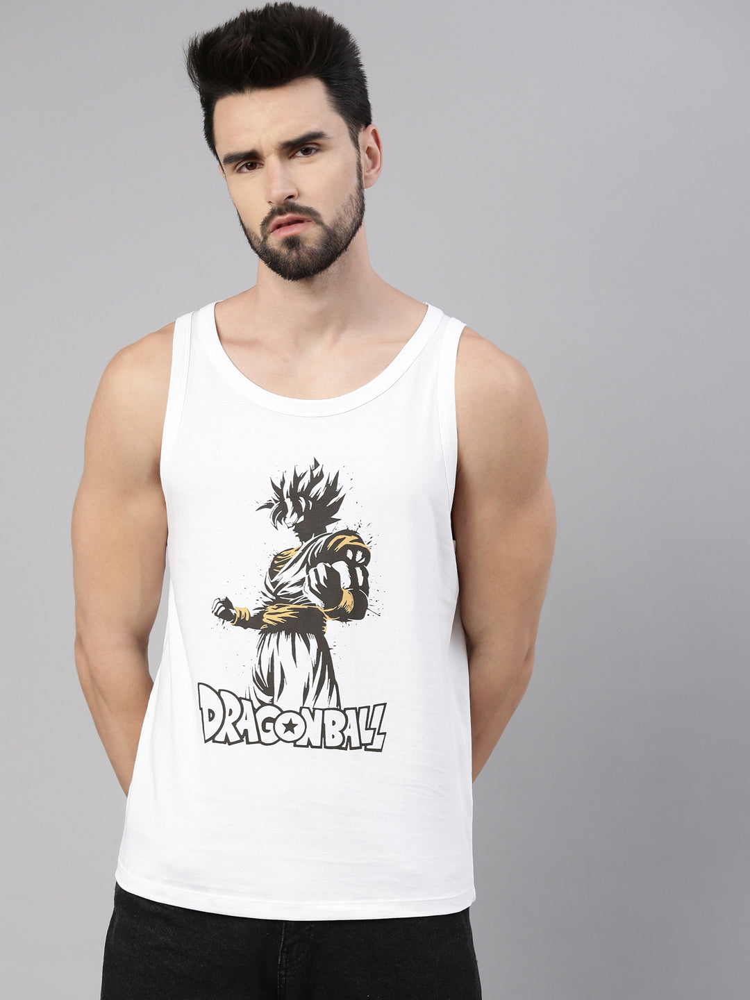 Super Saiyan Goku - Dragon Ball Z Anime Sleeveless T-Shirt Vest Bushirt