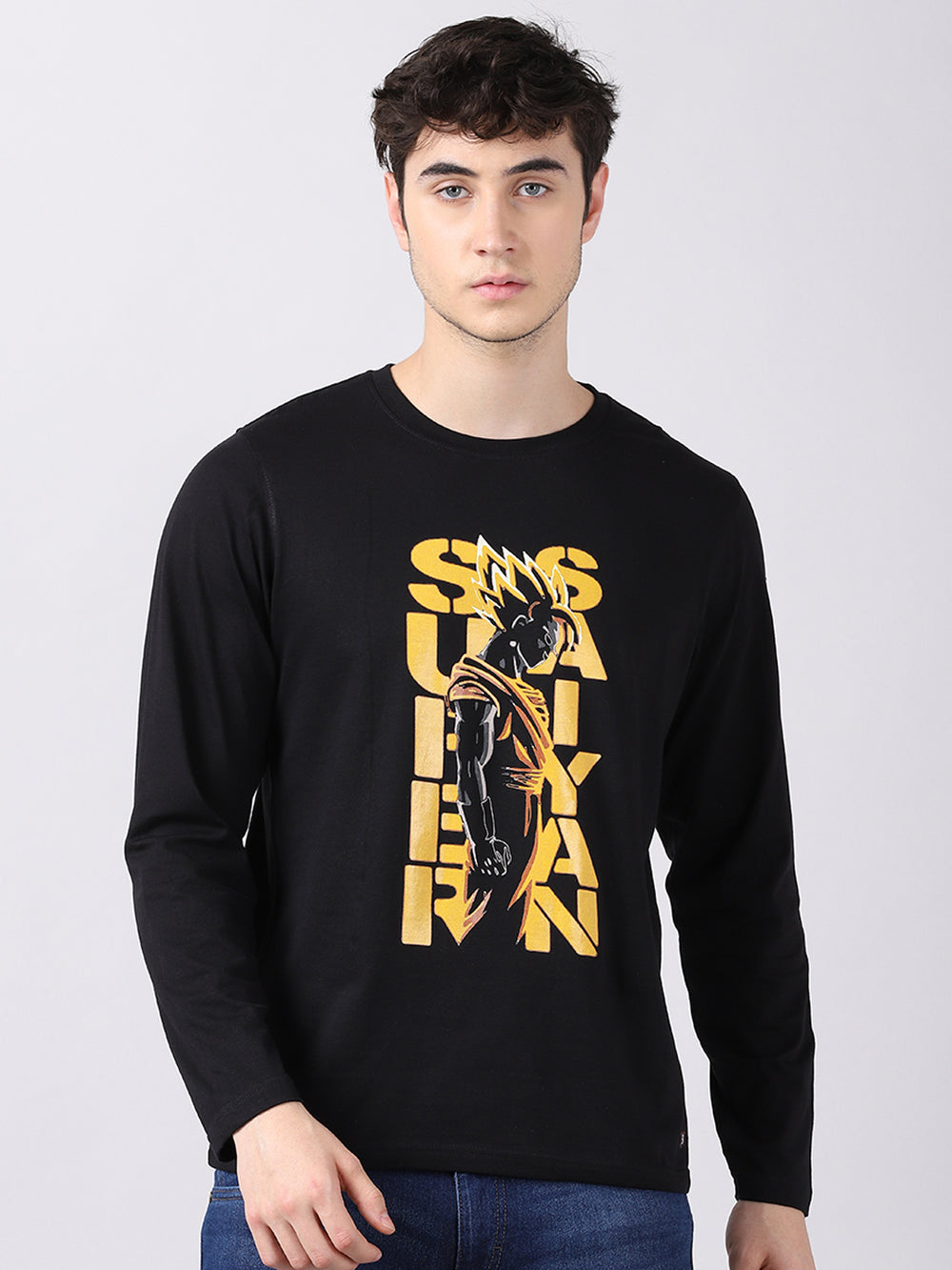 Super Saiyan - Dragon Ball Z Anime T-Shirt Full Sleeves Bushirt