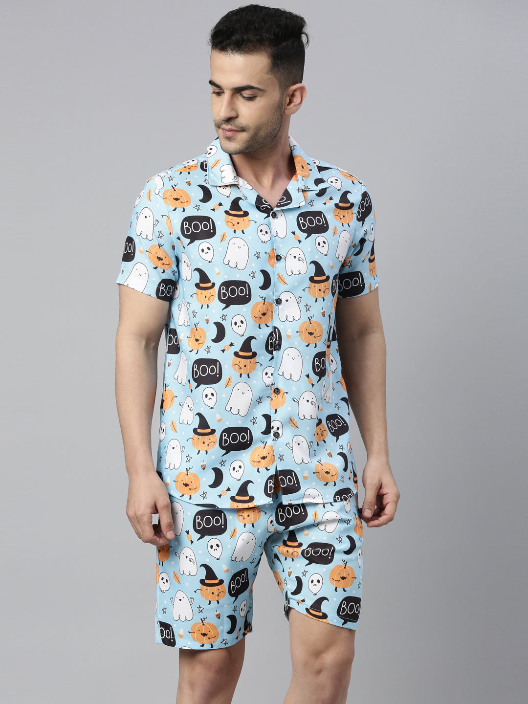 Boo!! Sky Blue Co-Ords Co-Ords Bushirt