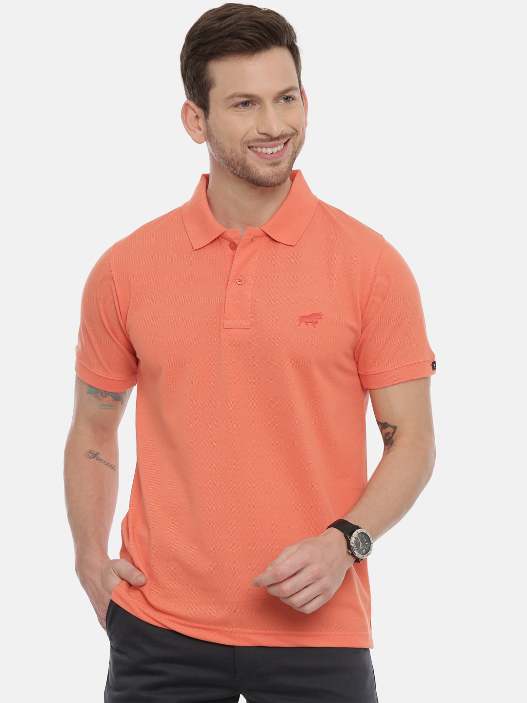Melon Polo Neck T-Shirt Polo Tees Bushirt