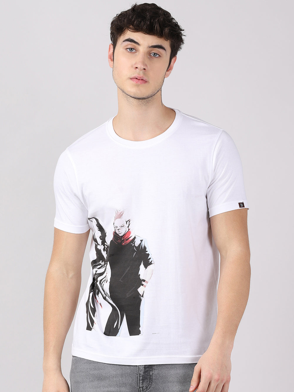 Sukuna Itadori Yuji Heart - Jujutsu Kaisen Anime T-Shirt Graphic T-Shirts Bushirt