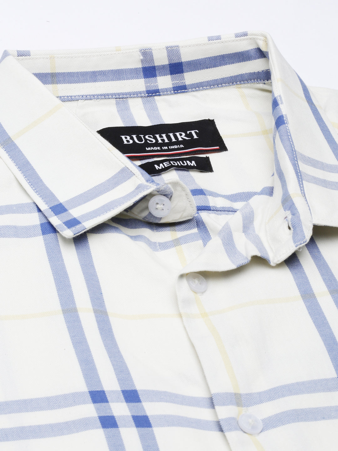 Heritage Cream Checks Shirt Checks Shirt Bushirt
