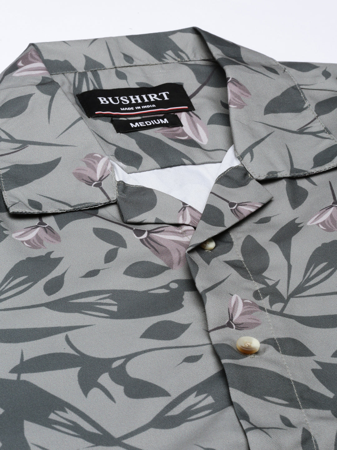 Spring Leaf Shirt Printed Shirt Bushirt
