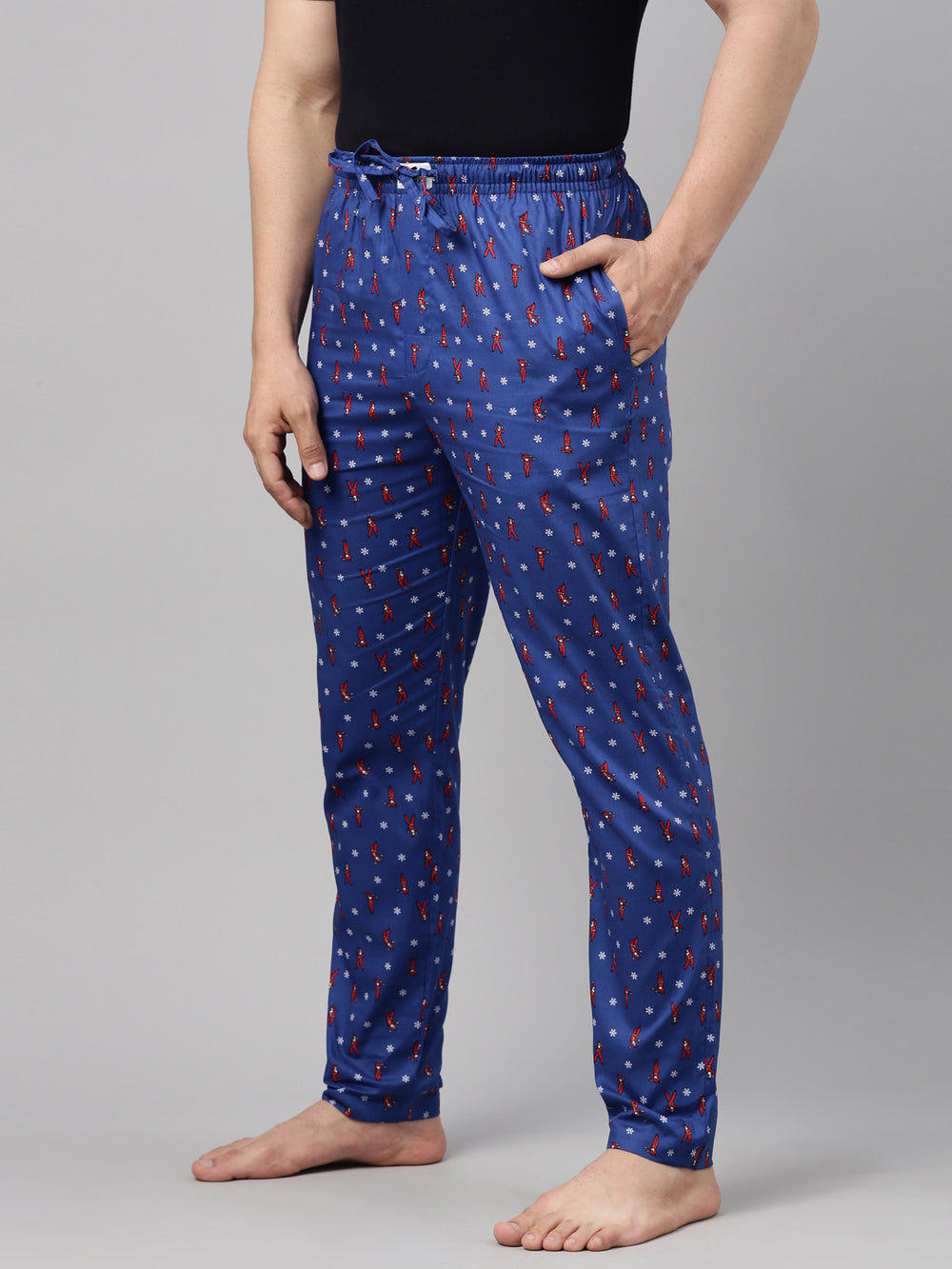 Rocking Santa Royal Blue Pyjamas Pyjamas Bushirt