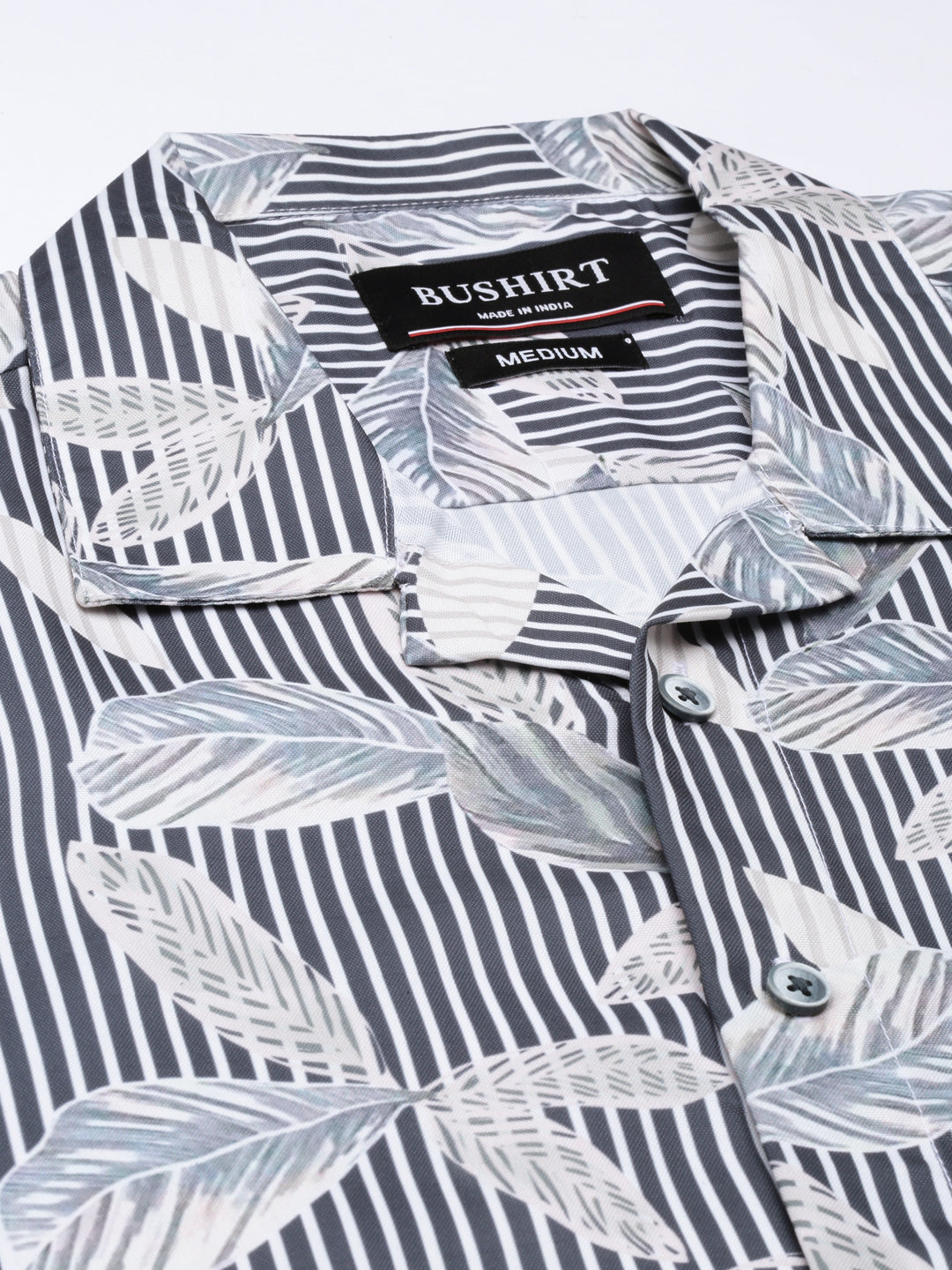 Ovate Leaf Shirt Printed Shirt Bushirt