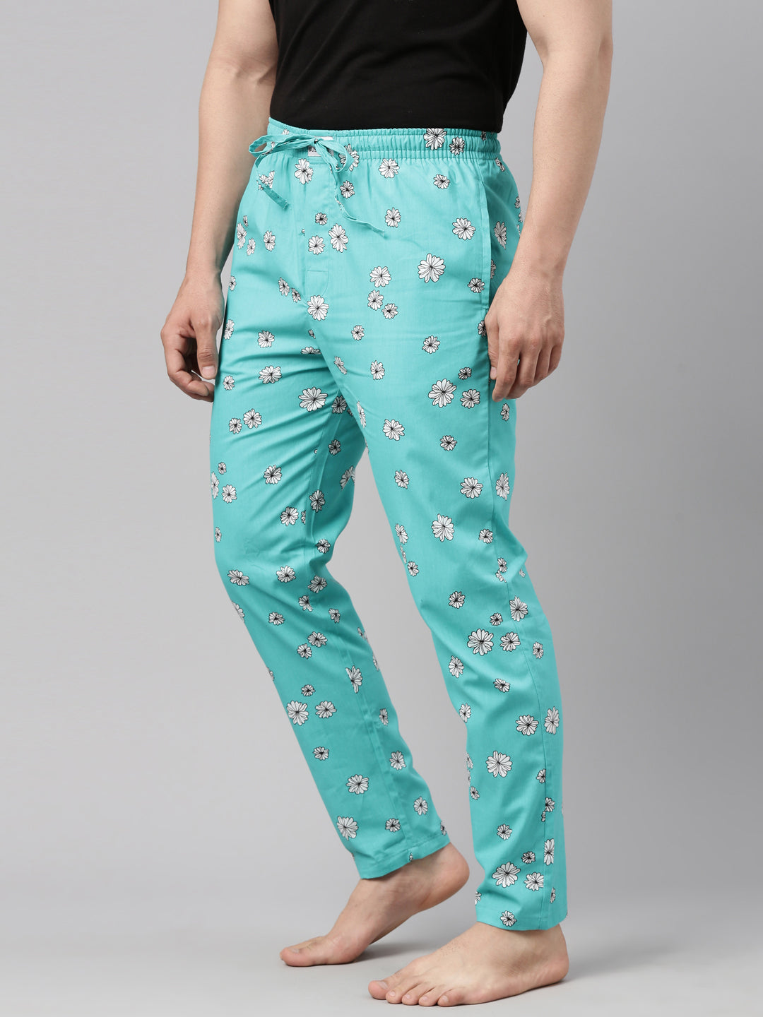 All Over Printed Teal Green Pyjamas Pyjamas Bushirt