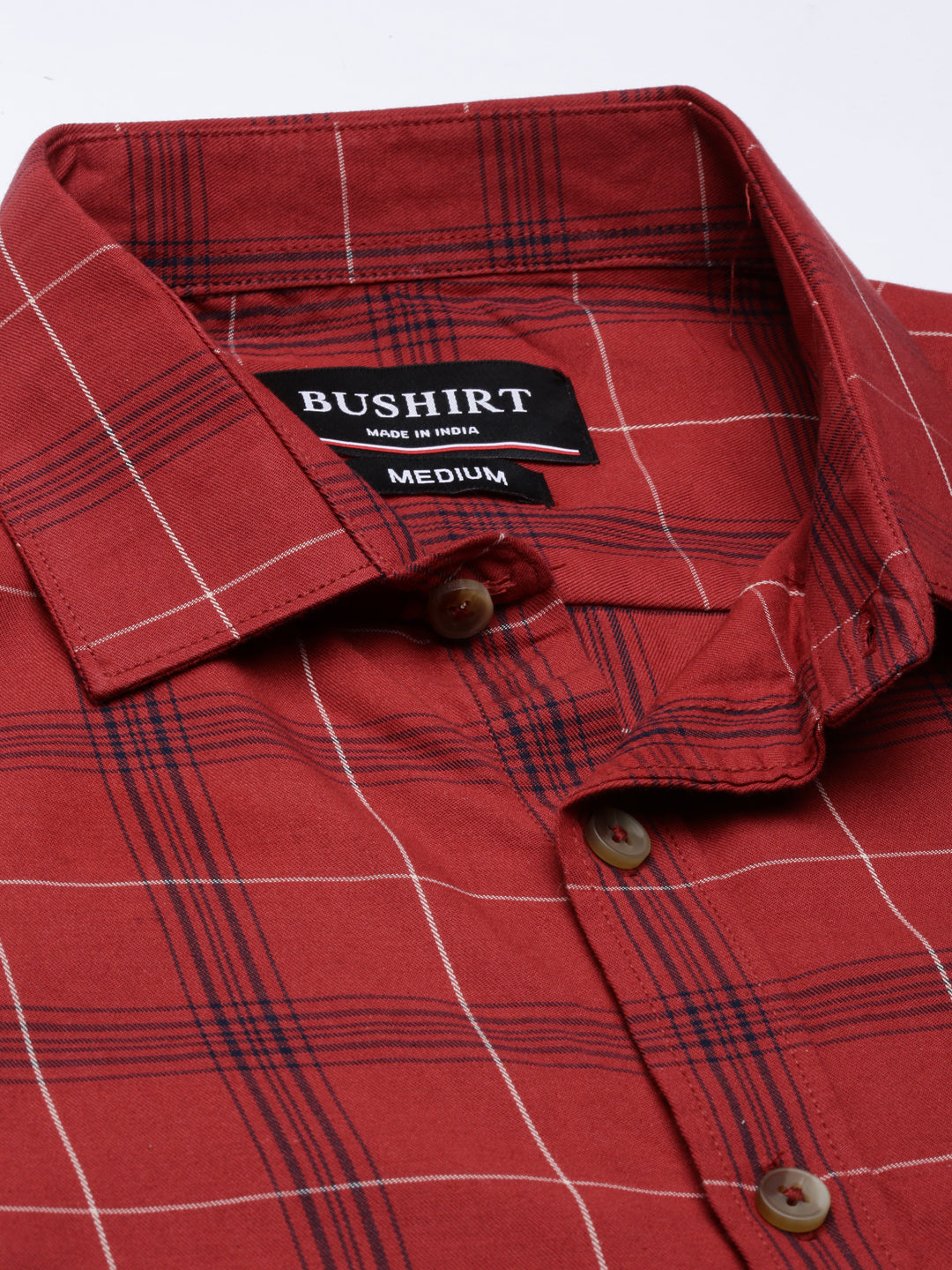 Heritage Red Checks Shirt Checks Shirt Bushirt