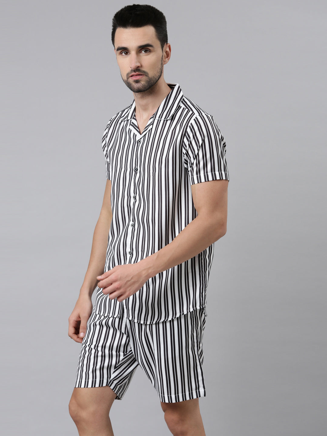 Spruce Black Co-Ords Co-Ords Bushirt