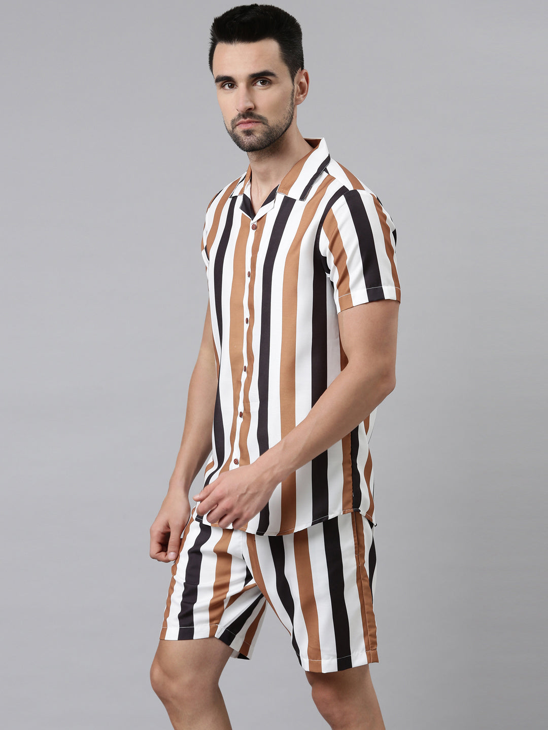 Spruce Brown Co-Ords Co-Ords Bushirt