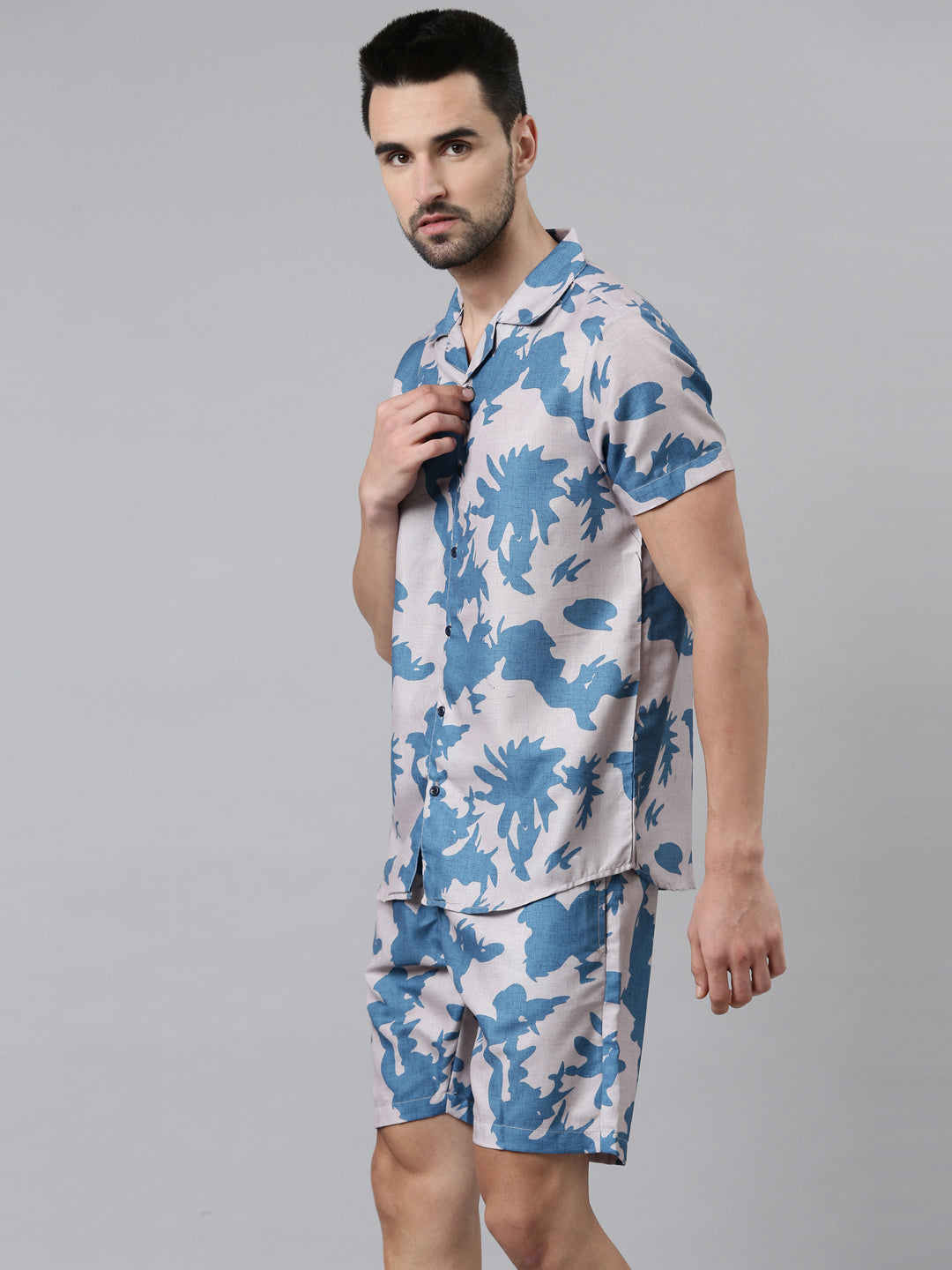 Ice Berg Printed Co-Ords Regular Size Co-Ords Bushirt