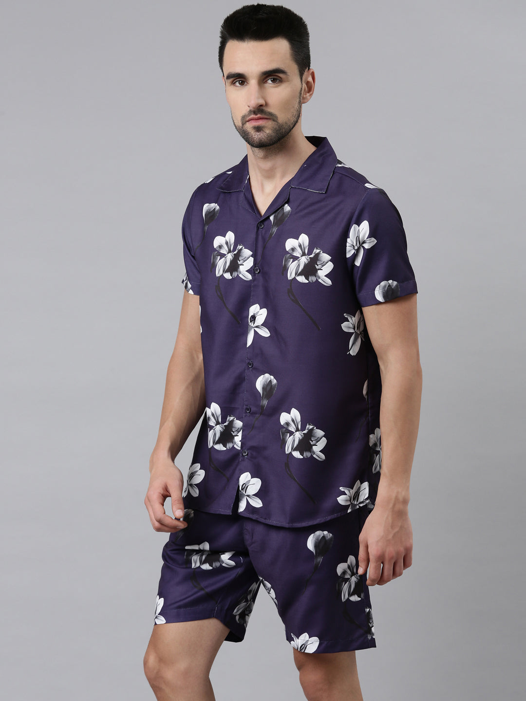 Cosmos Purple Co-Ords Co-Ords Bushirt