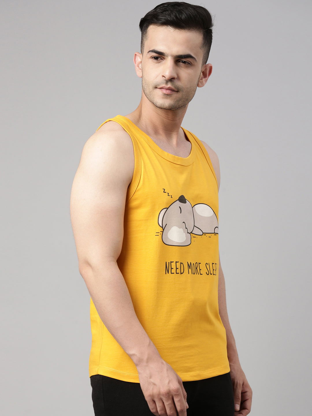 Need More Sleep Sleeveless T Shirt Vest Bushirt