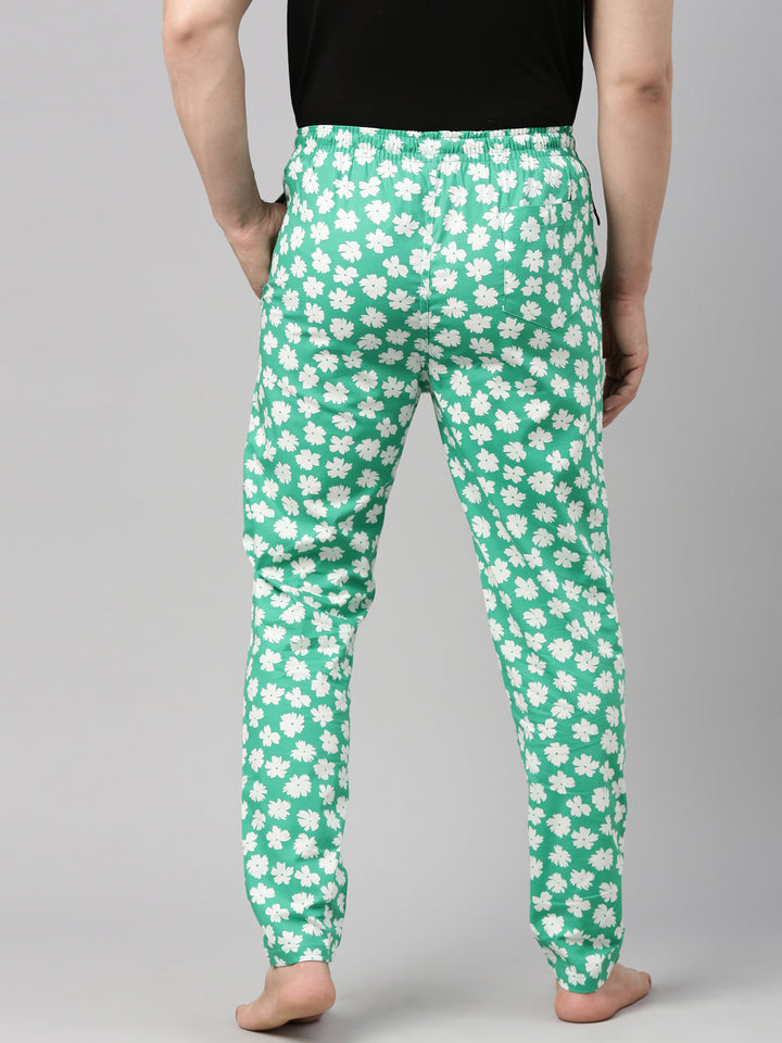 Floral Spring Green Pyjamas Pyjamas Bushirt   